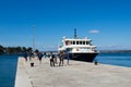 Waiting for the ferry in Brijuni, Croatia Royalty Free Stock Photo