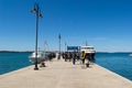 Waiting for the ferry to Brijuni, Croatia Royalty Free Stock Photo