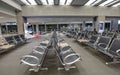 In the waiting hall in the airport Royalty Free Stock Photo