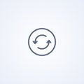 Waiting icon, vector best gray line icon