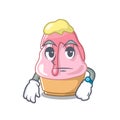 Waiting kakigori isolated with in the cartoon