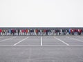 Waiting in Line Royalty Free Stock Photo