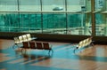 Waiting lounge with chairs Royalty Free Stock Photo