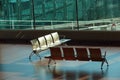 Waiting lounge with chairs Royalty Free Stock Photo