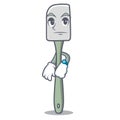 Waiting mascot silicone spatula for mixing food