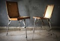 Vintage French easels