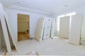 Waiting preparation installing interior doors for room remodeling material new home