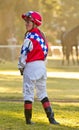 Waiting for a race horse Royalty Free Stock Photo