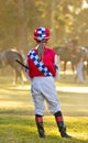 Waiting for a race horse Royalty Free Stock Photo