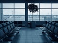 Waiting room airport Royalty Free Stock Photo