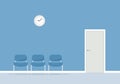 Waiting room with chairs Royalty Free Stock Photo