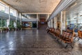 Waiting room inside Mykolaiv railway station Royalty Free Stock Photo