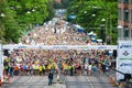 Waiting for the start in ASICS Stockholm Marathon 2014