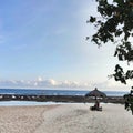 Waiting for sunset at Melasti beach Bali Royalty Free Stock Photo