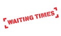 Waiting Times rubber stamp