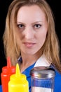 The Waitress Royalty Free Stock Photo