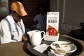 A waitress in Durban