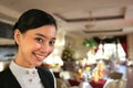Waitress or restaurant staff Royalty Free Stock Photo