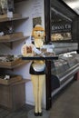 Waitress Statue in Salamanca Indoor Market, Spain