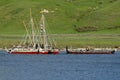 Waka Tapu Historic Voyage Arrived Home Royalty Free Stock Photo