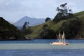 Waka Tapu Historic Voyage Arrived Home Royalty Free Stock Photo