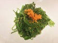Seaweed Salad. Close up.