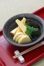 Wakatakeni, traditional Japanese cuisine Royalty Free Stock Photo