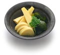 Wakatakeni, traditional Japanese cuisine Royalty Free Stock Photo