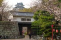 Wakayama castle gate entrance Royalty Free Stock Photo