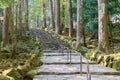 Approach to Nachi Falls in Nachikatsuura, Wakayama, Japan. It is part of the Royalty Free Stock Photo