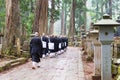 Okunoin Cemetery in Koya, Wakayama, Japan. Mount Koya is UNESCO World Heritage Site- Sacred Sites