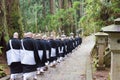 Okunoin Cemetery in Koya, Wakayama, Japan. Mount Koya is UNESCO World Heritage Site- Sacred Sites