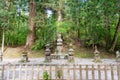 Tomb of Toyotomi Hideyoshi Toyotomi Family at Okunoin Cemetery at Mount Koya in Koya, Wakayama, Royalty Free Stock Photo