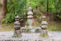 Tomb of Toyotomi Hideyoshi Toyotomi Family at Okunoin Cemetery at Mount Koya in Koya, Wakayama, Royalty Free Stock Photo