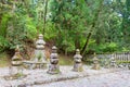 Tomb of Toyotomi Hideyoshi Toyotomi Family at Okunoin Cemetery at Mount Koya in Koya, Wakayama, Royalty Free Stock Photo