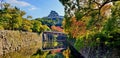 Wakayama, Japan - November 17, 2019. Wakayama Castle Autumn Photo Royalty Free Stock Photo