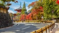 Wakayama, Japan - October 29 2014: Jofuku-in is a small temple t