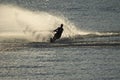 Wake board with spray