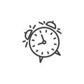 Wake-Up Call line icon