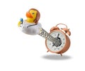 Wake up doctor rubber duck Royalty Free Stock Photo