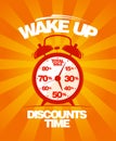 Wake up sale design.