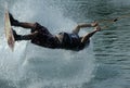 Wakeboarder in action Royalty Free Stock Photo