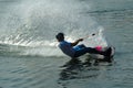 Wakeboarder in action Royalty Free Stock Photo