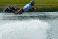 Wakeboarder in flight Royalty Free Stock Photo