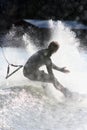 Wakeboarding Fall Royalty Free Stock Photo