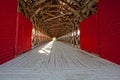 Wakefield Covered Bridge, Wakefield Quebec Canada Royalty Free Stock Photo