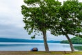 Wakoto Peninsula, Akan National Park, Hokkaido, Japan Royalty Free Stock Photo