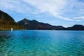 The Walchensee is one of the deepest maximum depth: 190 m[4] and at the same time one of the largest 16.40 kmÃÂ² alpine lakes