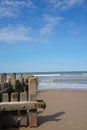 Walcott Beach in Walcott UK Royalty Free Stock Photo