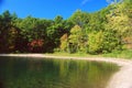 Walden Pond in Concord, Massachusetts, USA. Royalty Free Stock Photo